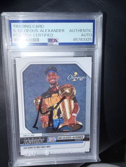 SGA signed card Authentic