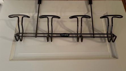 Samsonite Heavy Duty Over-the-Door 8-Hook Organizer Rack