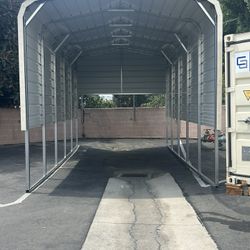 Metal shed for boats