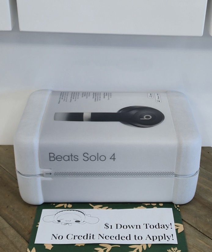 Beats Solo 4 True Wireless On Ear Headphones Bluetooth - Payments Available - Pay $1 Down To take It home