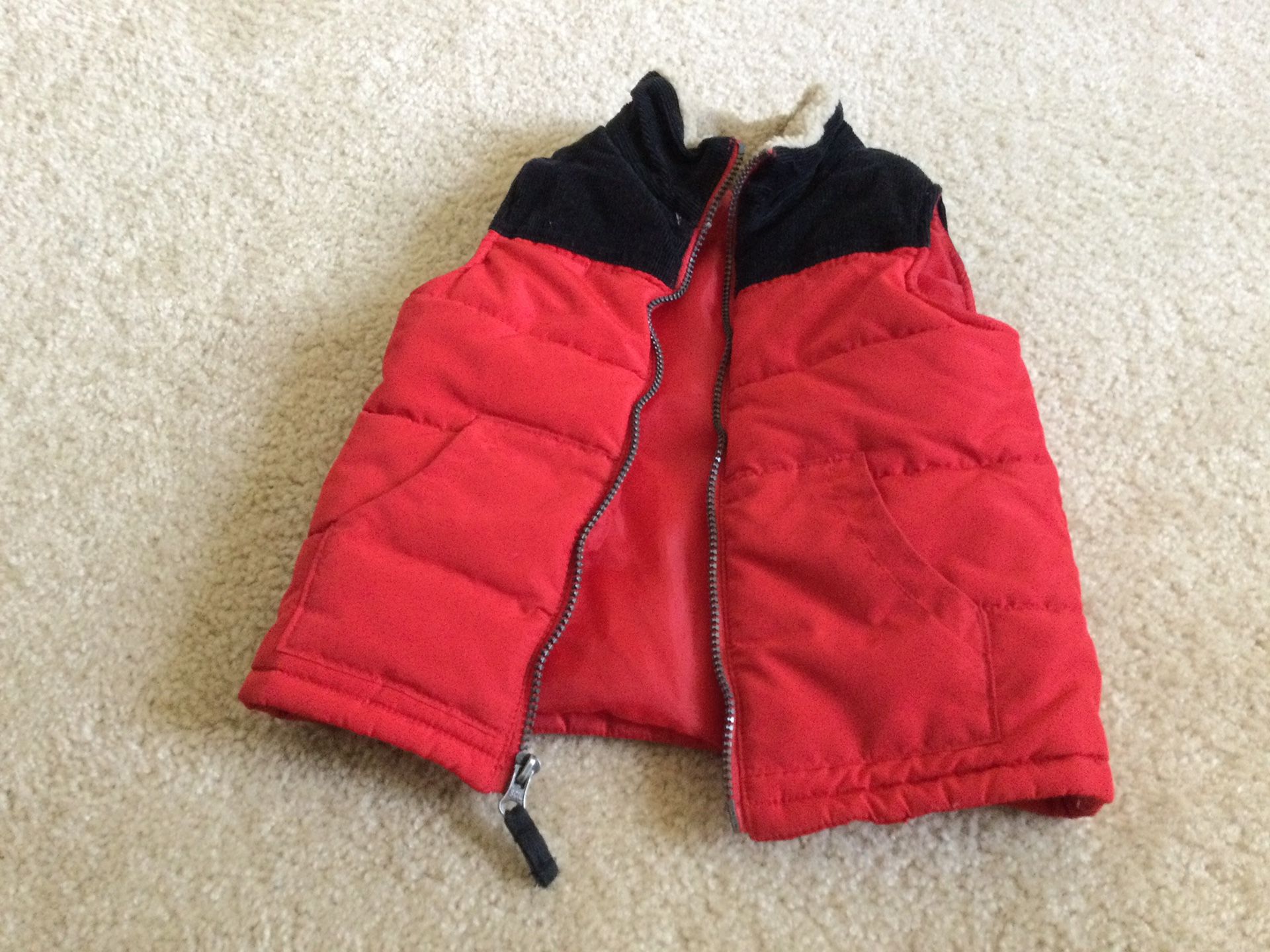 Carters 4t soft jacket for $15(bought for $36);Nautica 3t fleece jacket for $5;Under armor hoodie size5 for $8;Tommy Hilfiger sweater size 5 for $10