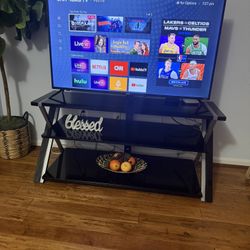 55in TV and TV stand 