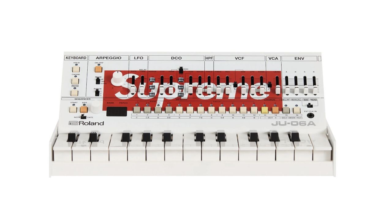 Supreme®/Roland ju 06a synthesizer White Brand New