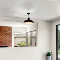 Dining Room Light Fixture/Chandelier Over Table, 3-Light Kitchen  Chandeliers Matte Black Ceiling Pendant