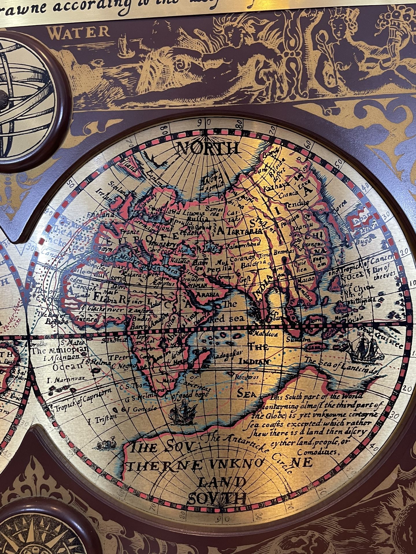 Masketeer’s Inc 1968- ‘A new 2024 and accurate mappe of the world 1628’