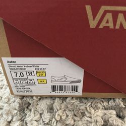 Women’s Vans Size 7 Bright Yellow