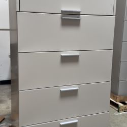 Herman Miller 5-Drawer Lateral File Cabinet w/ Flipper Door – Commercial Grade