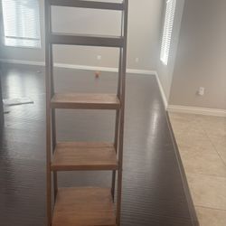Wooden Ladder Shelf