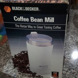 Black and Decker Coffee Bean Mill - New Molinillo de café