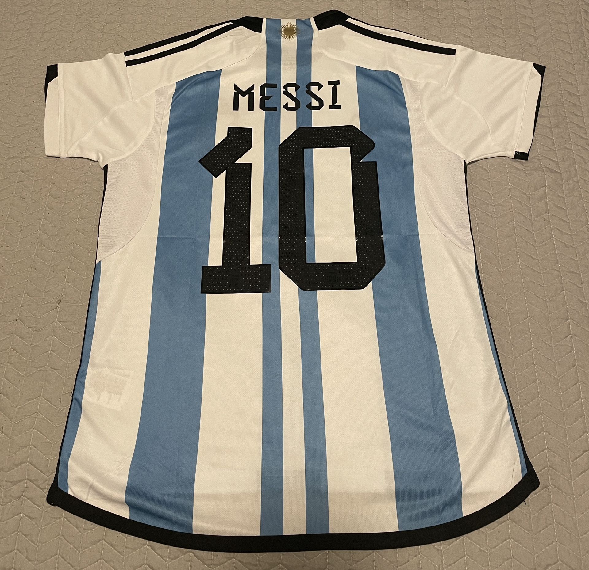 New Argentina Purple 3 Star World Cup Soccer Jersey Messi for Sale in  Miami, FL - OfferUp