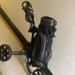 Cligear Model 4.0 Golf Cart, 3-Wheel + BAG GOLF