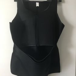 Neoprene compression waist trainer tank vest - 4XL - NEW