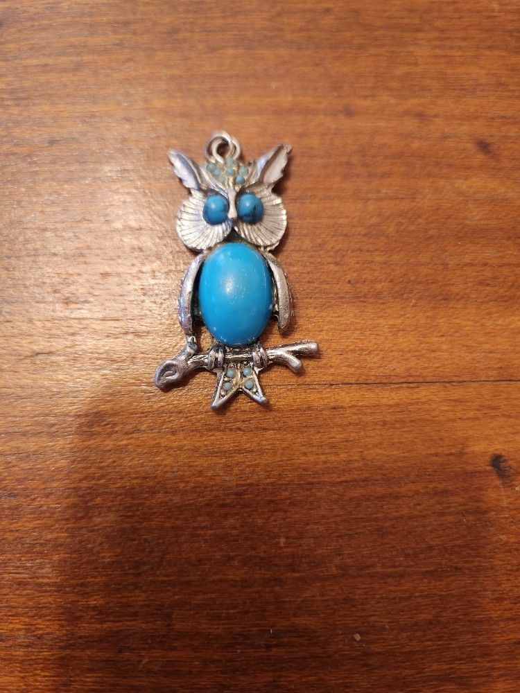 Vintage Sterling Silver And Turquoise 