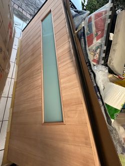 Front Door Custom Made two panels