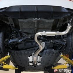 aFe POWER Takeda 2.5in Exhaust System With Black Tips 2022+ Honda Civic 2.0L