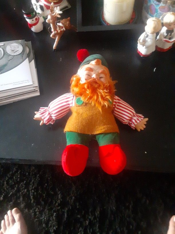 1950s Rubber Face Elf Doll