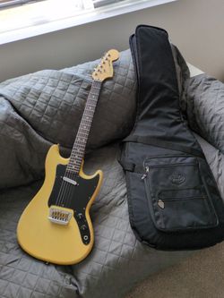 1978 fender Musicmaster with American Performer Mustang neck!