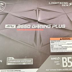 MSI B550 Gaming Plus AM4 Motherboard