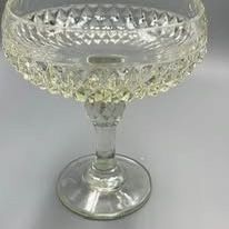 Call glass vantage candy dish