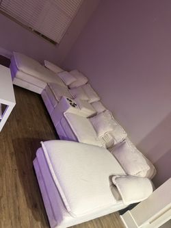 White couch