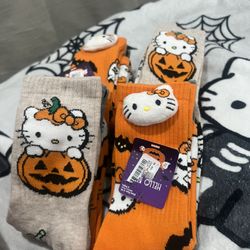 Hello Kitty Halloween Socks