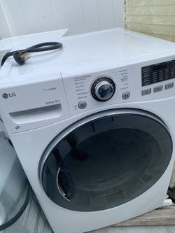 LG Front Glass Load Washer & Dryer