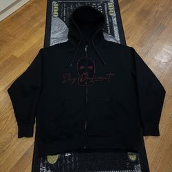 SDL(skysdalimittt) Rhinestone Chapo Zip Up