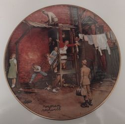 1979 Norman Rockwell "The Homecoming" Plate