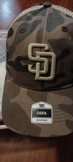 San Diego Padres camouflage hat truck style adjustable