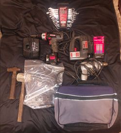 Tool Bundle – Craftsman Drill, SKIL Jigsaw, 22pc Wrench Set + More