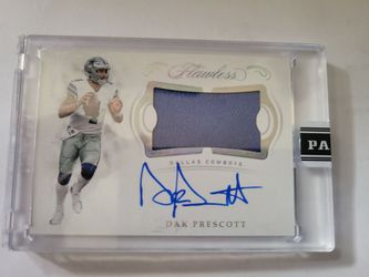 2018 Flawless Color Match Dak Prescott Patch Auto 1/1