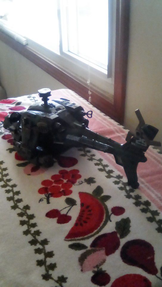 Collectable     Gi, Joe Stealth Apache Attack Helicopter Everything Works Great Grate Peace For The Grandson.. 20.00    OBO