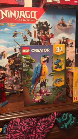 Lego 3 in 1 parrot,frog and fish