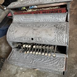 Antique National Cash Register  Not Complete