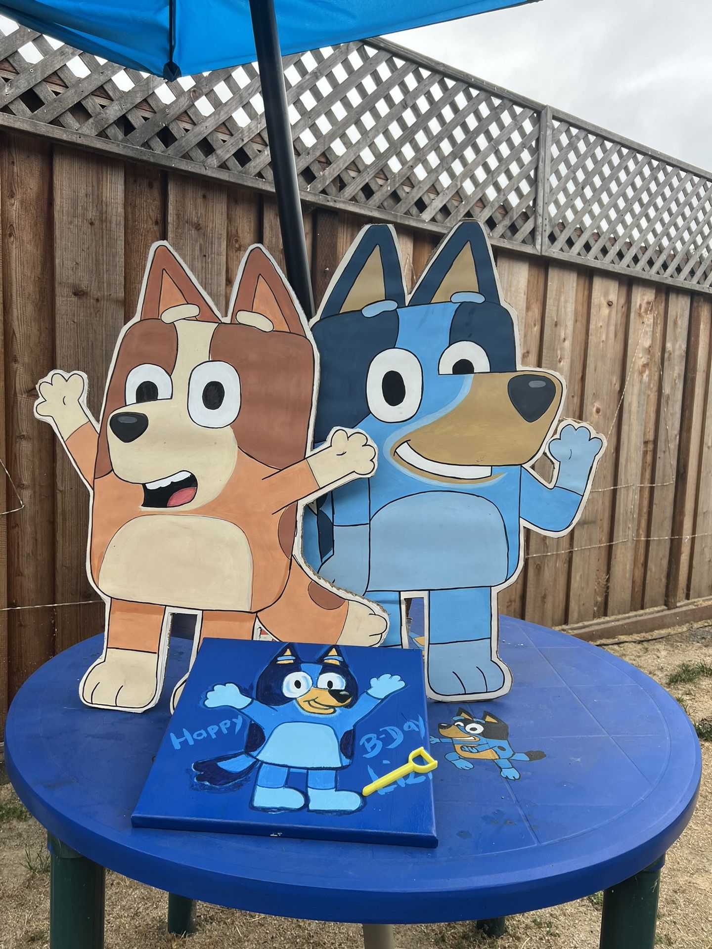 Party Props bluey And bingo 