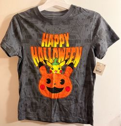 Pokemon Boys Happy Halloween Shirt New
