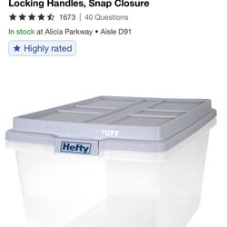 Storage Bins Hefty 