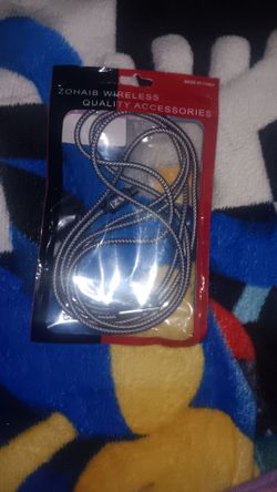 6 feet long type A charger 6 ft new Includes port if bought soon