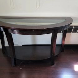 4 pc for living room 2 end table 1 oval coffee table and console table 