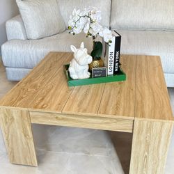 Coffee Table Large Natural Wood - New - For Home / Office- Delivery 🚚 