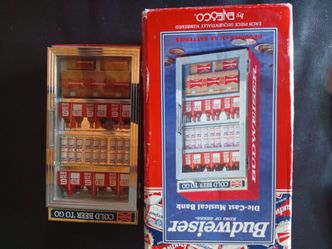 Die cast Budweiser fridge