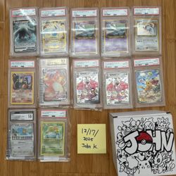 Pokemon PSA graded Cards - Please see Description