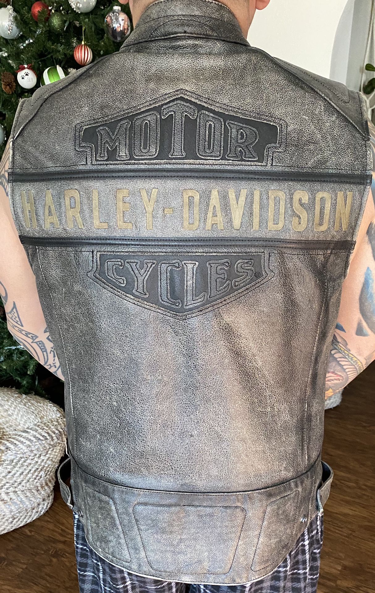 Harley Davidson Leather Vest (M)