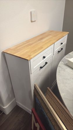Double trash holder with storage