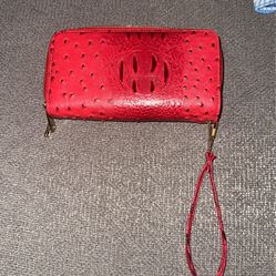 Red handbag 