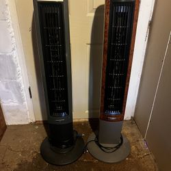 2 - 42” Lasko ion Windcurve Tower Fans 