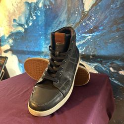 Dr Scholls Size 9 Blue High Tops Leather