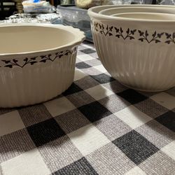 Paula Deen 1,2,3, Quart Mixing Bowls And Casserole Dish 