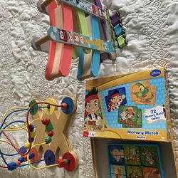 Toys And Diaper Changing Pad 