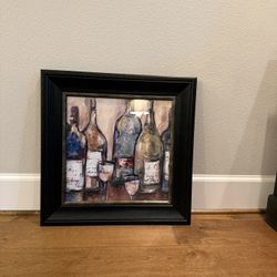 Framed Art - Wine still life